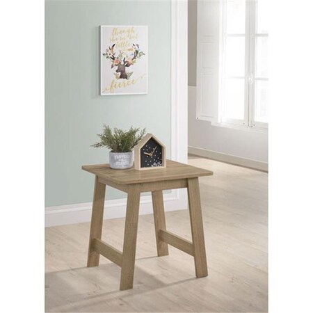 Progressive Furniture Progressive Furniture T173-04 20 x 18 x 18 in. Matt End Table - Craftman Oak T173-04